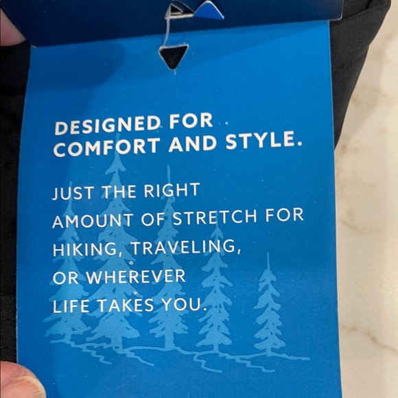 Surf & Swim Co. Short Hiking Swim E-Waist Utility Pockets Black Blue Size Large - Picture 13 of 14